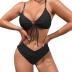 SherryDC Women's 2 Piece Swimsuit V Cut Bikini Lace Up High Cut Bathing Suit