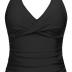 Tempt Me Women’s Tankini Top Halter Tummy Control Swim Tops Only Twist Front V Neck Bathing Suit No Bottom