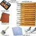 Wood Whittling Kit Wood Carving Knife Set for Adults and Kids Beginners, Wood Carving Kit Set Hand Carving Tool Set for Widdling Kit 21Pcs Fycooler DIY Wood Carving Tools Woodworking