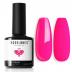 modelones Hot Pink Gel Nail Polish, 15ml Bright Pink Nails Gel Soak Off LED Nail U V LED Lamp Summer Gel Polish Nail Art Manicure Salon DIY Home Solid Gel 0.5Oz Gel Gift for Women