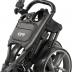 KVV 3 Wheel Golf Push Cart Ultra Lightweight Smallest Folding Size, New-Version Scorecard Holder