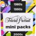 Hasbro Gaming Trivial Pursuit Mini Packs Multipack, Fun Trivia Questions for Adults and Teens Ages 16+, Includes 4 Game Featuring 4 Decades