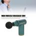 Mini Muscle Massage Gun Deep Tissue USB Rechargeable Percussion Massager Gun for Calf Legs with 4pcs Replacement Heads