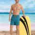 Mens Swim Trunks with Compression Liner Quick Dry Beach Shorts with Zipper Pockets