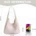 Faux Leather Hobo Bag for Women Large PU Leather Tote Bag Fashionable Stylish Shoulder Bag Women Trendy 2024