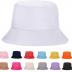 Rosoz 1 & 2 Pack Bucket Hat for Women Men Summer Travel Beach Sun Hat Outdoor Cap Unisex Bucket Hats