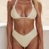 Bikini Sets for Women Sexy Halter Triangle String Bikini Cheeky V Cut High Waisted Thong Swimsuits 2 Piece