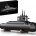 Strategic Nuclear Submarine Building Toy Set with Lights, WW2 Military Battleship Army War Vehicles Historical Collection Model, Gifts for 10, 12, 14, 16+ Year Old Kid, Teens, Adults Home Office Decor