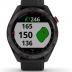 Garmin Approach S42, GPS Golf Smartwatch, Lightweight with 1.2" Touchscreen, 42k+ Preloaded Courses, Gunmetal Ceramic Bezel and Black Silicone Band, 010-02572-10