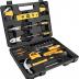 DEKOPRO 65 Pieces Tool Set General Household Hand Tool Kit with Storage Case Plastic ToolBox