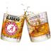 The University Of Alabama Whiskey Glass Set (2 Low Ball Glasses) - Contains Full Color Alabama Logo & Campus Map - Alabama Gift Idea for College Grads & Alumni - College Cocktail Glassware