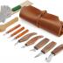 Wood Carving Tools Whittling Kit- Woodworking Kit Large Whittling Kit, Deluxe Spoon Carving Knife Kits for Beginners, 13 Knives Set with Leather Case