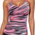 Aleumdr Womens Printed Strappy Racerback Tankini Swim Top No Bottom S - XXXL