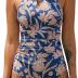 CUPSHE Women's One Piece Swimsuit High Neck Tummy Control Swimwear Bathing Suit