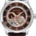 Bulova Men's Classic Sutton 4-Hand Automatic Watch, 24-Hour Sub Dial, Open Aperture, Self-Winding, Exhibition Caseback, Double Curved Mineral Crystal, Luminous Hands, 42mm