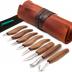 BeaverCraft Deluxe Wood Carving Kit S18X - Wood Carving Knife Set - Spoon Carving Tools Set - Whittling Knives Kit - Woodworking Kit Wood Carving Tools Kit Large Whittling Kit S18X