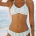 CUPSHE Women's 2 Piece Bikini Set Back Braided Straps with Reversible Bottom