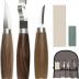 JIAN Wood Carving Tools Set - Wood Carving Knife Kit for Beginners, Adults, and Kids, Includes 3 Whittling Knives for DIY Woodworking and Carving Enthusiasts