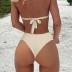 Bikini Sets for Women Sexy Halter Triangle String Bikini Cheeky V Cut High Waisted Thong Swimsuits 2 Piece