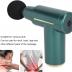 Mini Muscle Massage Gun Deep Tissue USB Rechargeable Percussion Massager Gun for Calf Legs with 4pcs Replacement Heads