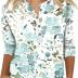 Lightning Deals of Today Prime,Summer Tops for Women 2024 Trendy Vacation 3/4 Length Sleeve Womens Tops Dressy Casual Tshirts Shirts Elegant Floral Boho Graphic Tees Peime Outfits(1j-White,M)