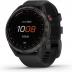 Garmin Approach S42, GPS Golf Smartwatch, Lightweight with 1.2" Touchscreen, 42k+ Preloaded Courses, Gunmetal Ceramic Bezel and Black Silicone Band, 010-02572-10