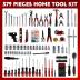 899pcs Home Repair Tool Set Kit for Men, Toolbox Storage Case with 4 Drawers, General Household Tool Kit with Rolling Tool Box, Tool Set Kit for Maintenance, Garden, Homeowner, Handyman -Silver