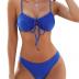 ZAFUL Women High Cut Bikini Sets String Sexy Swimsuit Two Piece Underwire Bathing Suit Brazilian Cheeky Cut Out Cute Swimwear