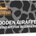 Wood Carving Kit for Beginners - Whittling kit with Giraffe - Linden Woodworking Kit for Kids, Adults - Wood Carving Stainless Steel Knife with Wooden Handle - Giraffe Shaped Linden Blank