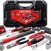 CRAFTSMAN Home Tool Kit / Mechanics Tool Set, 57-Piece, Hammer, Screwdrivers, Drill Bits, Sockets, Ratchet, Hex Keys, Tape Measure, Pliers and More (CMMT99446)