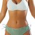 CUPSHE Women's 2 Piece Bikini Set Back Braided Straps with Reversible Bottom