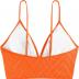 ZAFUL Women's V Neck Tankini Set, Ribbed High Cut Surplice Bikini High Waisted Two Piece Swimsuit