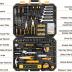 DEKOPRO 208 Piece Tool Set,General Household Hand Tool Kit, Auto Repair Tool Box with Plastic Toolbox Storage Case