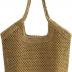 Large Straw Mesh Beach Bag The Tote Shoulder Bag for Women Beach Vacation Essentials Clutch Purses for Women