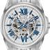 Bulova Men's Classic Sutton 3-Hand 21-Jewel Automatic Watch, 42 Hour Power Reserve, Skeleton Dial, Luminous Hands, 100M Water Resistant, 43mm