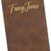 Custom Engraved Thoughts Journal Notebook for Women, Men, Writers, Teachers, Students, Girls, Boys - Personalized and Monogrammed (Rawhide with Gold)