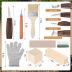 30 Pcs Wood Carving Tools Wood Whittling Kit Include Hand Carving Knife Set Wood Blocks Cut Resistant Gloves Sawdust Brush Sharpening Stone Polishing Wax Sharpening Leather Storage Bag for Beginners