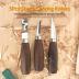 JIAN Wood Carving Tools Set - Wood Carving Knife Kit for Beginners, Adults, and Kids, Includes 3 Whittling Knives for DIY Woodworking and Carving Enthusiasts