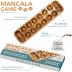 BSIRI Mancala Wooden Board Game - Entertainment for Family, Adults, Teens, Kids. Ideal for Game Night, Drinking. Play with 2 or More People in All Ages