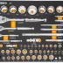 GEARWRENCH 83 Pc. 1/4, 3/8", 1/2" 90-Tooth SAE/Metric Mechanics Tool Set with EVA Foam Tray - 86529