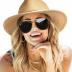 FURTALK Sun Hats for Women Summer Wide Brim UV UPF 50+ Panama Fedora Foldable Packable Straw Beach Hat