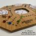 Jackaroo Board Game - Strategy, Competitive, Fun 2-4 Player Marbles and Card Game for Family, Friends, Kids & Adults - Classic Original Game - Wooden Board Foldable and Open in The Middle (Oak)