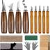 MACIFECI Wood Carving Tools 26 PCS Wood Carving Kit for Beginners with Detail Wood Carving Knife Set, Wood Whittling Knife Set, Blocks, Sharpener, Chisel Knife, Gloves, Wood Carving Kits for Adults