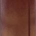 C.R. Gibson MJ5-4792 Brown Bonded Leather Notebook with 240 Ruled Pages, 5" W x 8.25" H