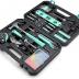 Amazon Basics Household Tool Kit With Storage Case, 142 Piece, Turquoise, 13.39 x 9.25 x 2.95 inch