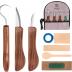 Schaaf Wood Carving Tools Knife Kit | Wood Carving Kit Includes Detail Whittling Knife, Sloyd Carving Knife, Spoon Carving Knife, Basswood Carving Blocks, Strop and Learning Material for Beginners