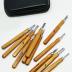 13pc Carbon Steel Wood Carving Knife Tool Kit - with Reusable Pouch and Sharpner