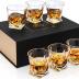 KANARS Crystal Whiskey Glass - Set of 6 Rocks Glasses 10 Oz in Luxury Box - Lowball Bar Tumblers for Scotch Cocktail Irish Whisky Cognac Rum - Christmas Gifts for Men Dad - Ultra Clear