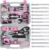 KingTool 149-Piece Pink Tool Kit - Basic Home Repair Tool Set, Small Tool Kit with Plastic Toolbox, Perfect for Women, Office & College Repairs