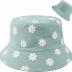 XYIYI Cute Bucket Hat Beach Fisherman Hats for Women, Reversible Double-Side-Wear